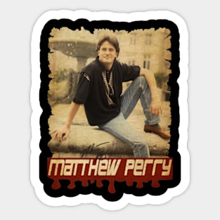 Matthew Perry Vintage Sticker